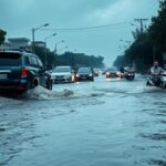 Jalan Patra Raya di Kebon Jeruk Banjir, Kendaraan Pilih Terobos