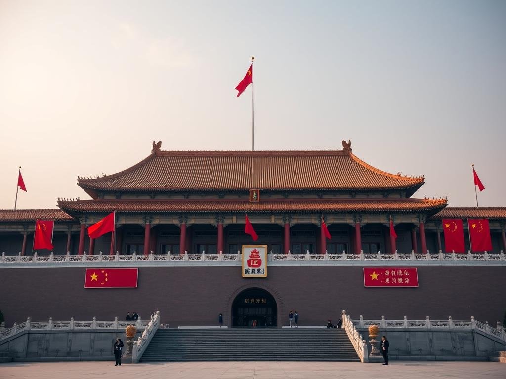 Great Hall of the People in Beijing, China's legislative building