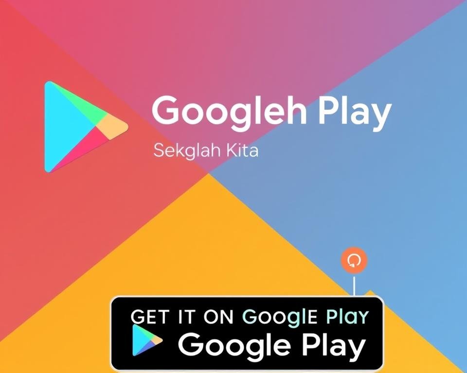 Logo Google Play Store untuk mengunduh aplikasi Sekolah Kita Logo Google Play Store untuk mengunduh aplikasi Sekolah Kita
