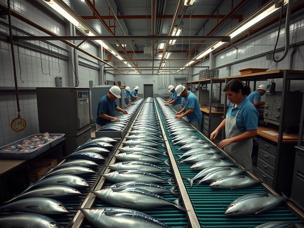 Tuna canning facility in American Samoa